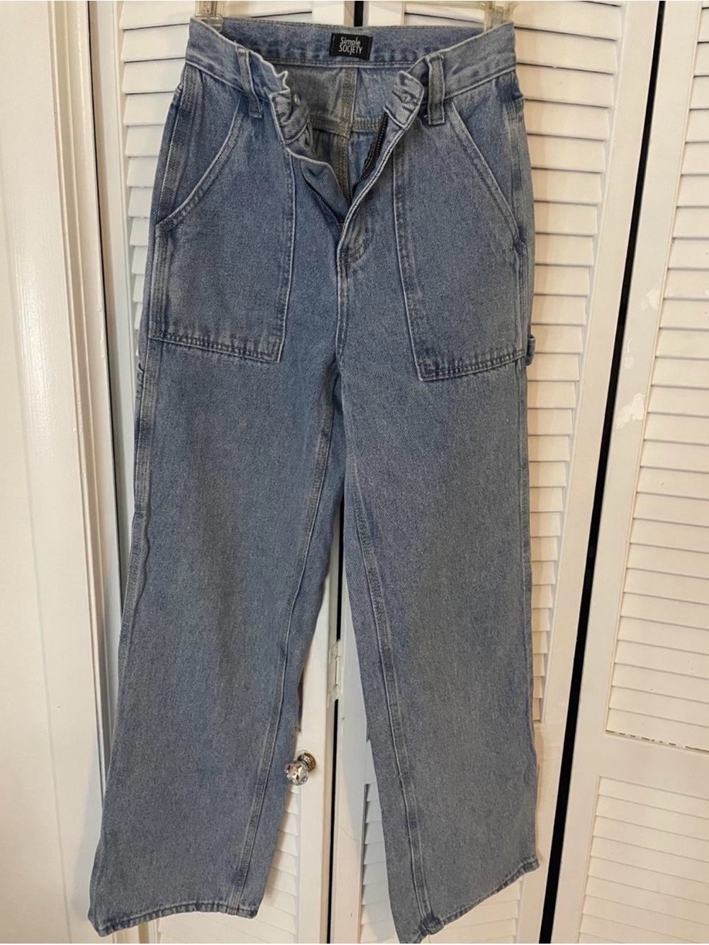 Straight Leg Women’s Jeans in Light Blue by Current/Saturday